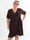 Savina Plain - Elastisk langærmet plus size kjole i slå-om-look