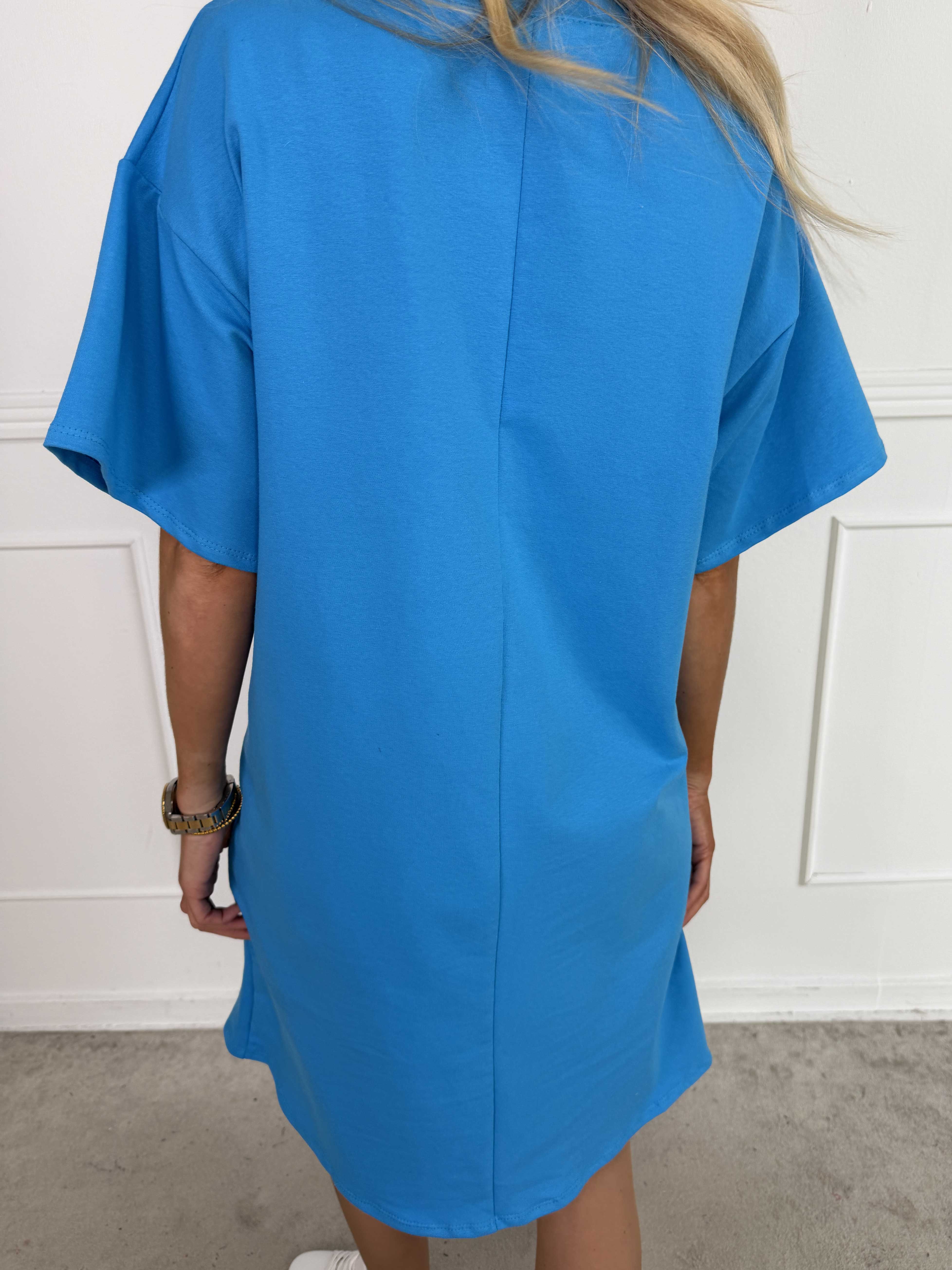 Malia - T-shirt kjole i bomuld med COPENHAGEN tryk