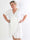Savina Plain - Elastisk langærmet plus size kjole i slå-om-look