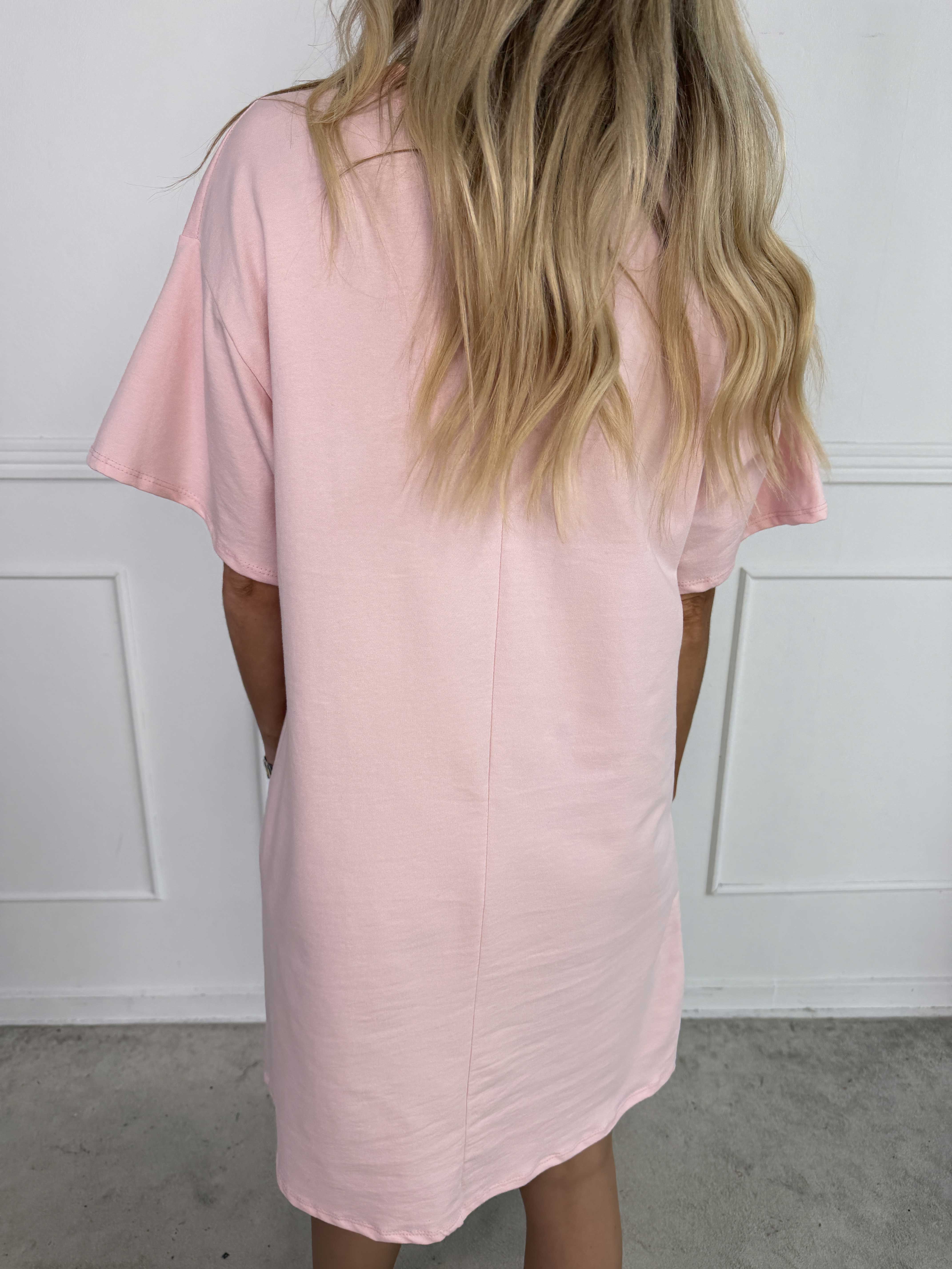 Malia - T-shirt kjole i bomuld med COPENHAGEN tryk