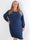 Miracle Plain Dress L/S - Elastisk plus size kjole med lange ærmer