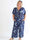 Pams Butterfly Jumpsuit - Elastisk plus size buksedragt i sommerfugleprint