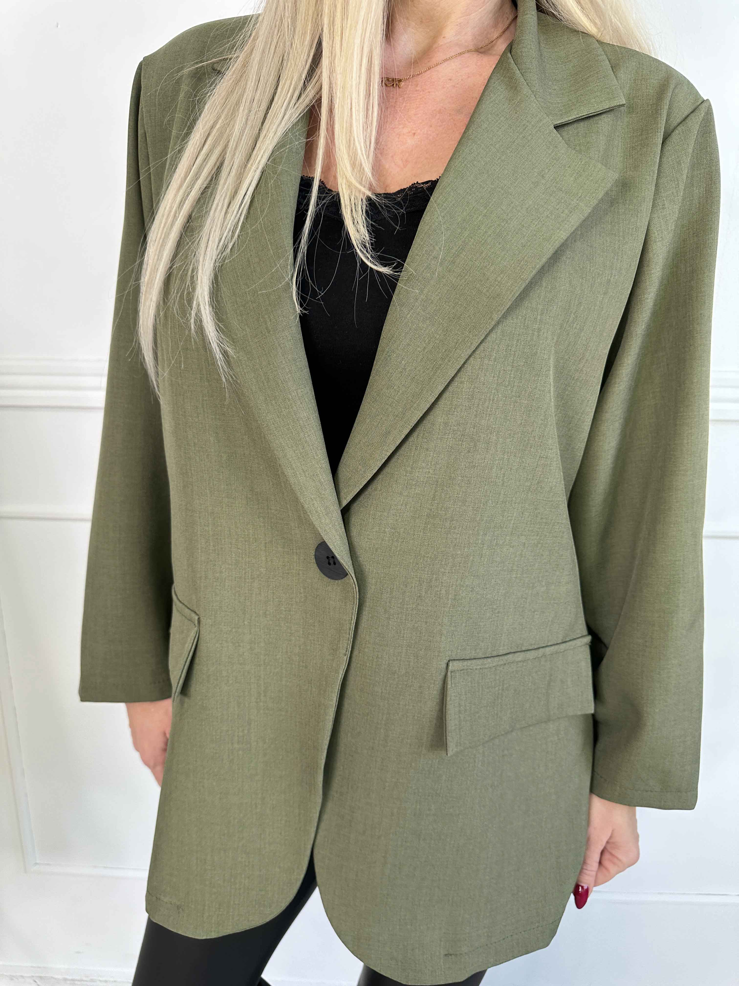 Lanthe Plain - Stilren ensfarvet blazer