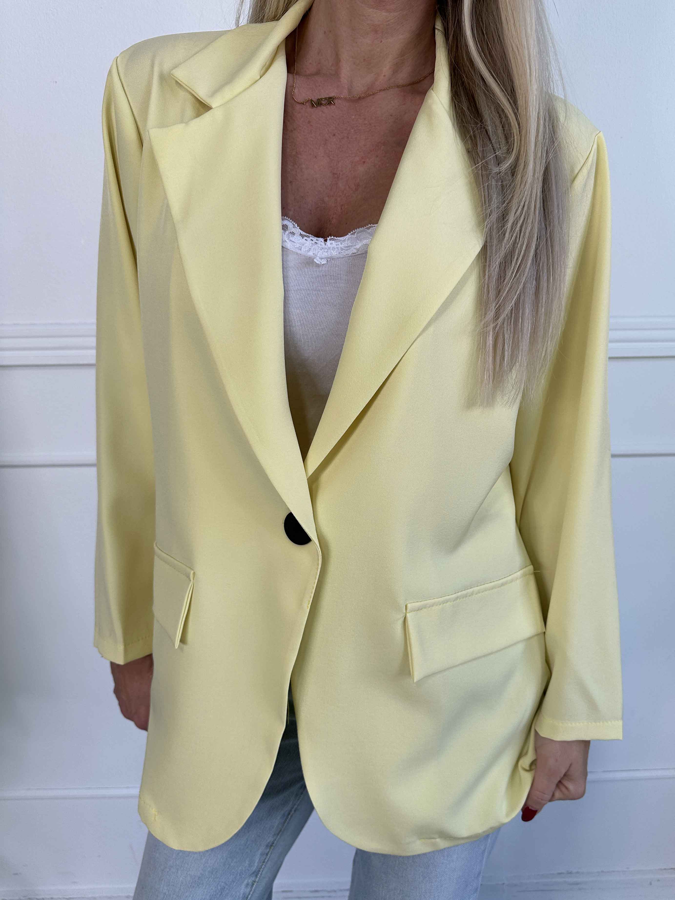 Lanthe Plain - Stilren ensfarvet blazer