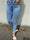 Maria - Lyseblå jeans med similisten