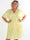 Pams Butterfly Short - Elastisk plus size kjole med sommerfugleprint