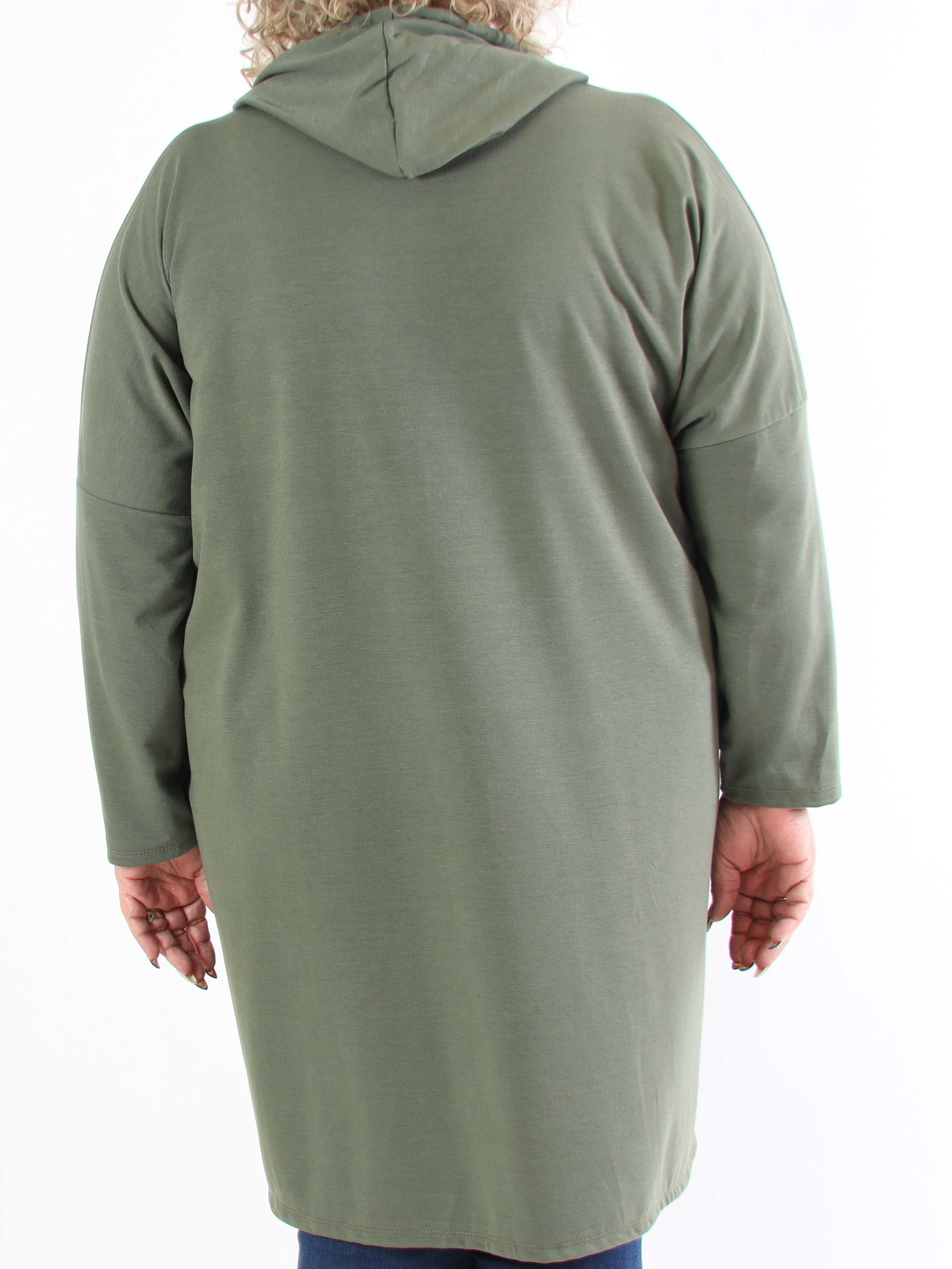 Vogue Hoodie - Plus size hoodie kjole med similisten