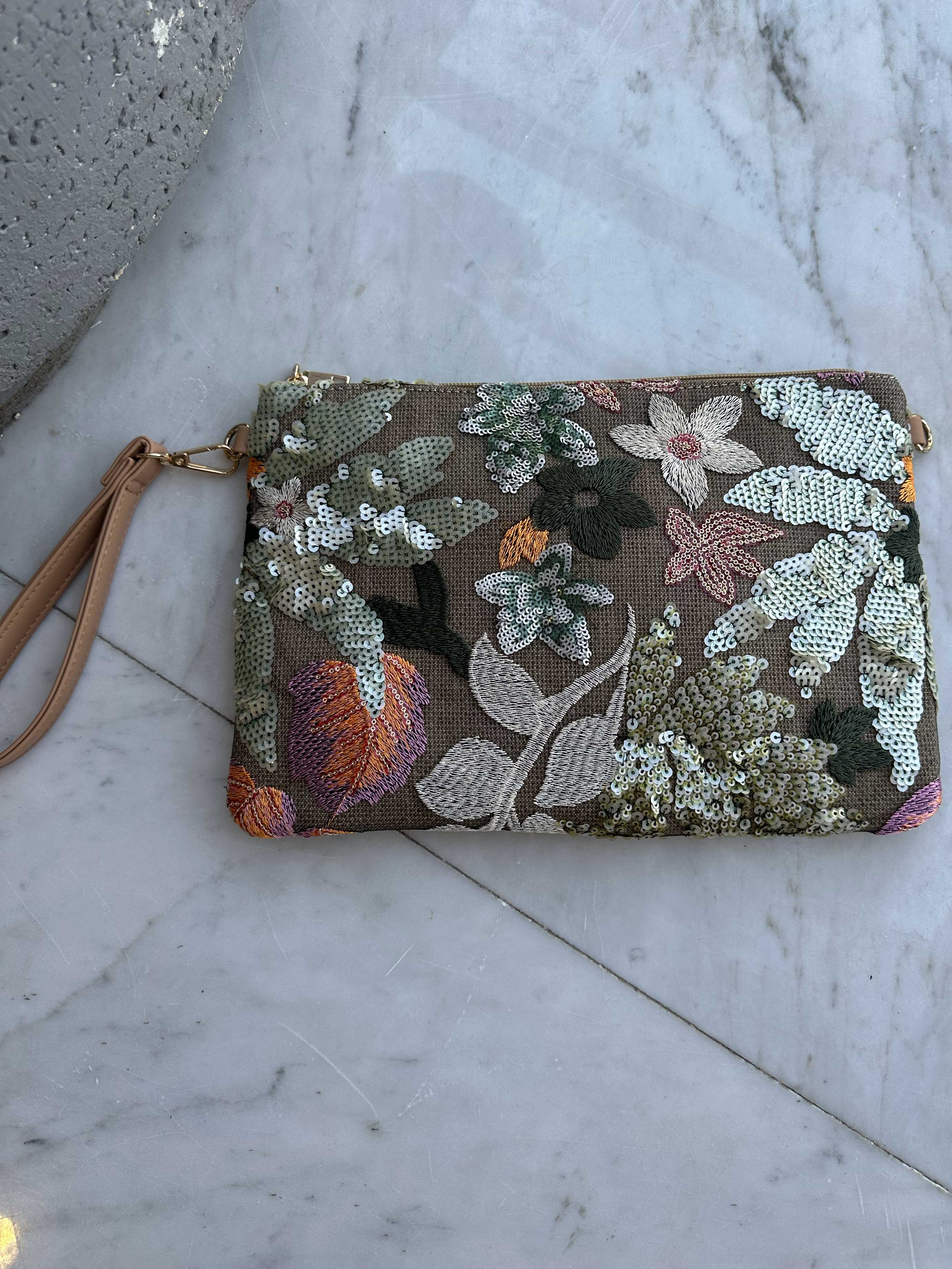 Maxine - Sød crossbody taske med pailletter