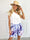 Pams Flower Shorts - Elastiske shorts med blomsterprint