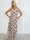Hallie - Elegant stretchy kjole i mesh med prikker