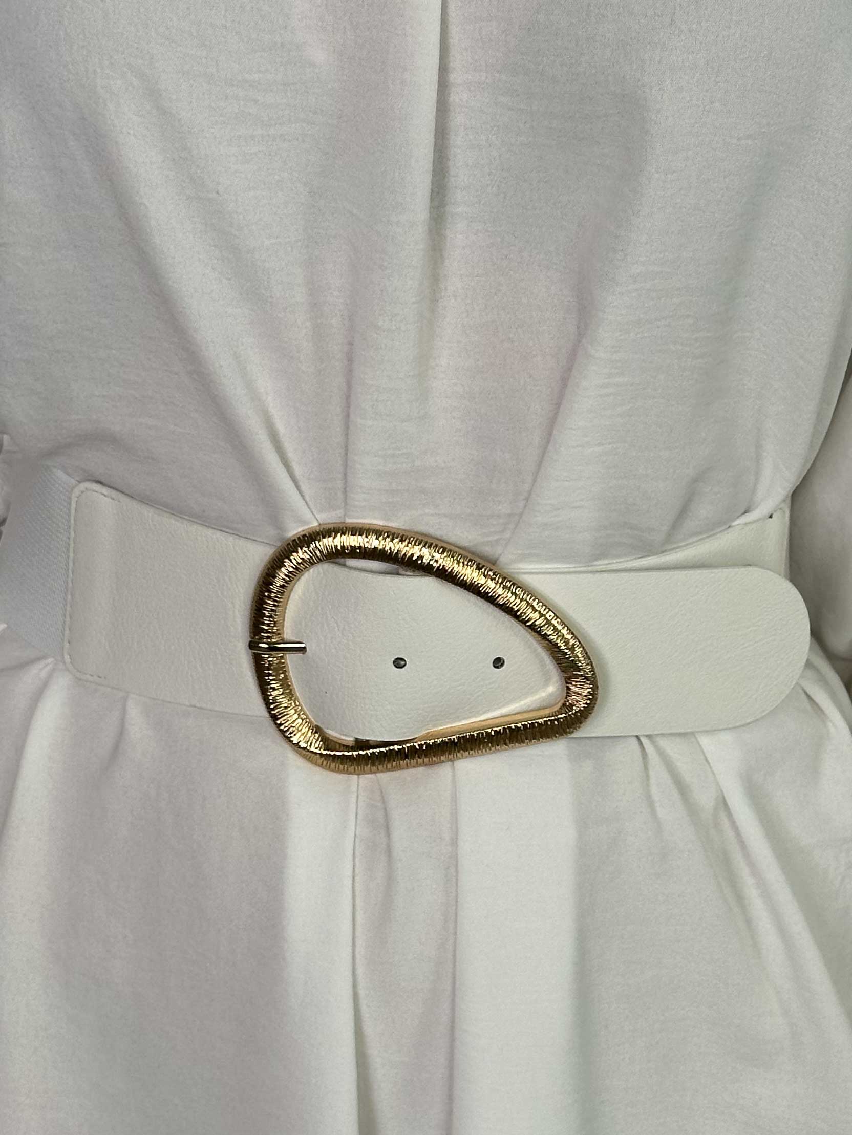 Isla - Taljebælte med elastik og guldspænde