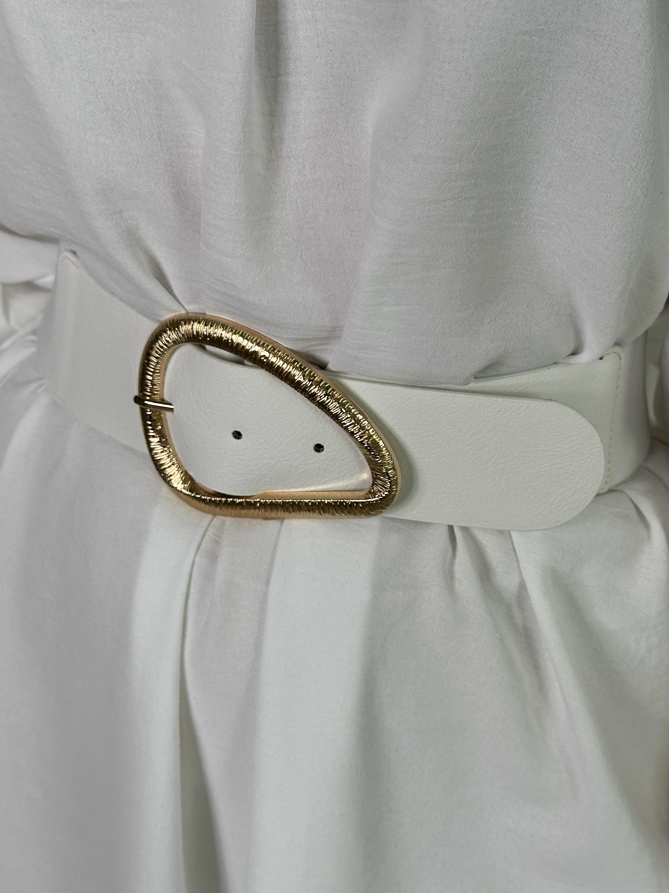 Isla - Taljebælte med elastik og guldspænde