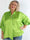 Janai - Sød plus size tunika i silkelook med guld broche