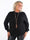 Jayda - Plus size strikbluse i kabelstrik med høj hals og lette ballonærmer
