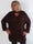 Julia - Plus size strikkjole med lille V-udskæring, halskant og lette ballonærmer