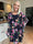 Kenya Fleur - Kjole med et let blomstret chiffonstykke