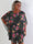 Kenya Fleur - Plus size kjole med et let blomstret chiffonstykke