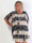 Kenya Pattern - Plus size kjole med et let mønstret chiffonstykke