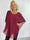 Kenya Shirt - Elegant bluse med let chiffonlag og rund udskæring