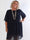 Kristina Plain - Sød plain plus size kjole i chiffon med flæselag