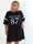 Lana - Plus size t-shirtkjole i blød bomuld med stilfuldt