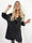 Lanthe long - Lang plus size blazer med similisten