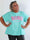 Leni - Plus size t-shirt med SOHO New York stående på brystet