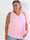 Linda Top - Fin plisseret plus size top i viskoseblanding med V-udskæring