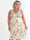 Maj Butterfly - Plus size sommerkjole i a-facon med sommerfugleprint