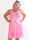 Maj Butterfly - Plus size sommerkjole i a-facon med sommerfugleprint