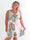 Maj Glowleaf - Elastisk plus size sommerkjole i a-facon med bladmotiver