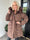 Maple - Varm dynejakke med faux fur hætte