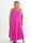 Marceline Long - Lang plus size stropkjole i viskose med A-facon
