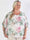 Minna - Blomstret plus size tunika i chiffon med viscose top