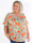 Mintu Leo - Plus size t-shirt i bomuld med leopardprint