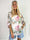 Minna - Blomstret tunika i chiffon med viscose top