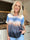 Miracle Batik - Skønneste t-shirt i faded farver med elastik for enden