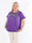 Miracle Crystal T-shirt - Blød plus size bluse i viskose med similisten