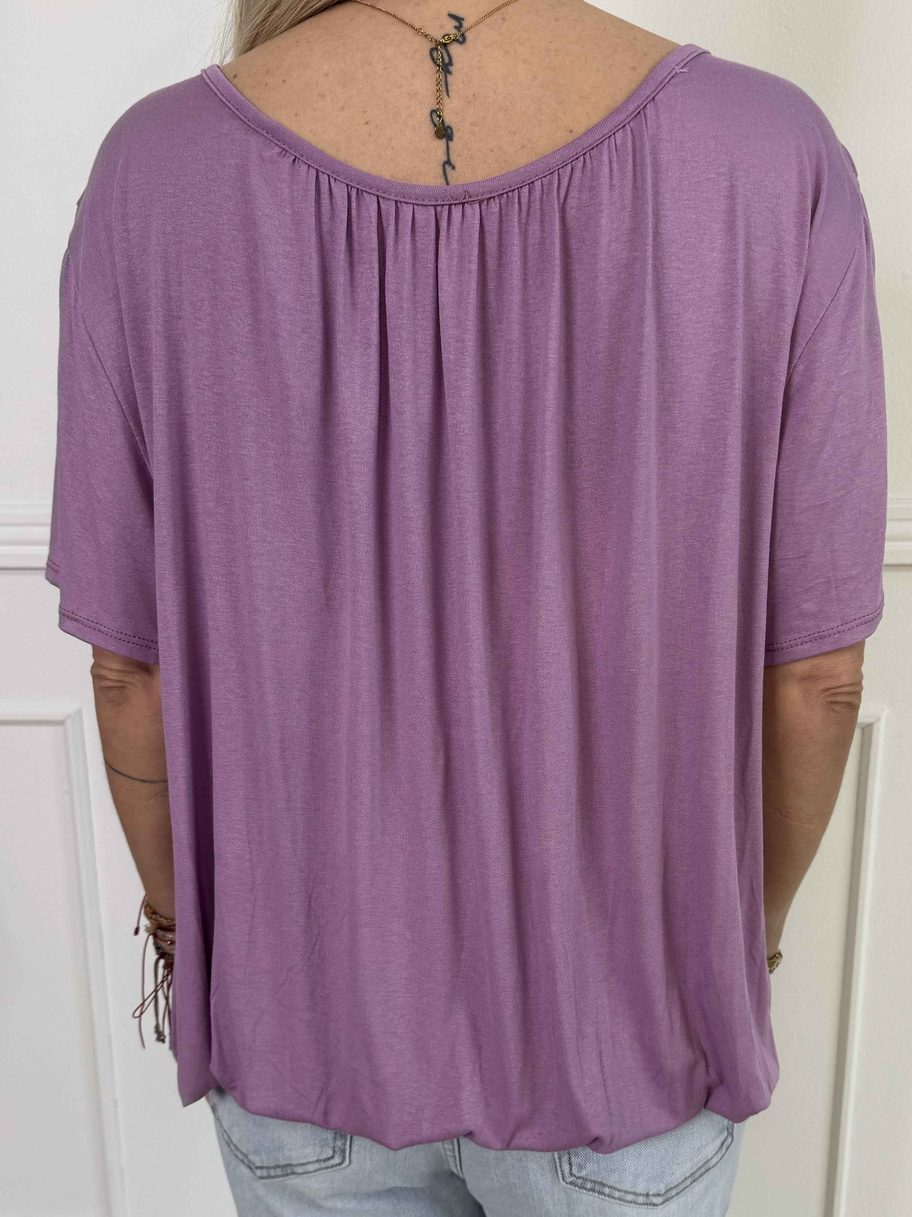 Miracle t-shirt - Basis t-shirt med elastik forneden (bestseller)