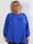Nancy Shirt L/S - Sød plus size bluse med plisseringer