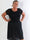 Nicka - Plus size sommerkjole i bomuld med overdel i strikket net
