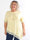 Nitza - Plus size t-shirt i bomuld med skråtskåret bund og elegante blondekanter