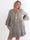 Odessa - Feminin blonde plus size tunikakjole i en bomuldsblanding
