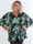Pamela Gold Flower Shirt - Sød plus size tunika med smock og flæser