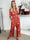 Pams Holiday Jumpsuit - Elastisk buksedragt med julemotiver
