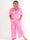 Pams Butterfly Jumpsuit - Elastisk plus size buksedragt i sommerfugleprint