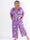 Pams Butterfly Jumpsuit - Elastisk plus size buksedragt i sommerfugleprint