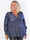 Pams Denim Shirt L/S - Elastisk plus size bluse med lange ærmer