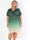 Pams Fade High-low - Elastisk flerfarvet plus size kjole