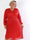 Pams Glitter Midi L/S - Plus size kjole med smock og pailletter